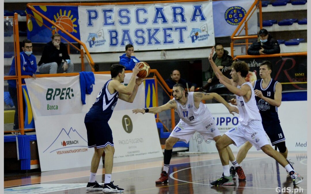 Pescara Basket, emersa una positività al Covid all’interno del Gruppo Squadra