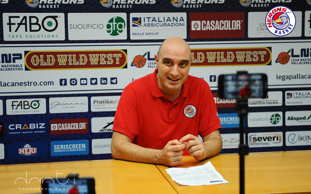 Herons Montecatini, Barsotti: “Dobbiamo iniziare a vincere”