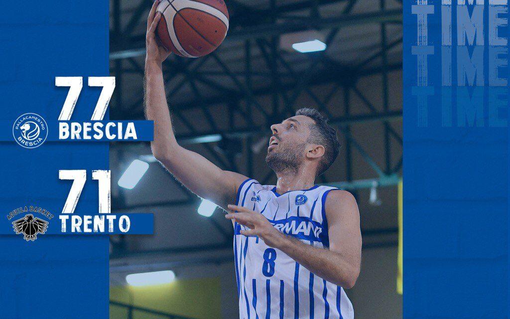 Brescia fa suo il Memorial “Bertolazzi” grazie alla vittoria 77-71 su Trento