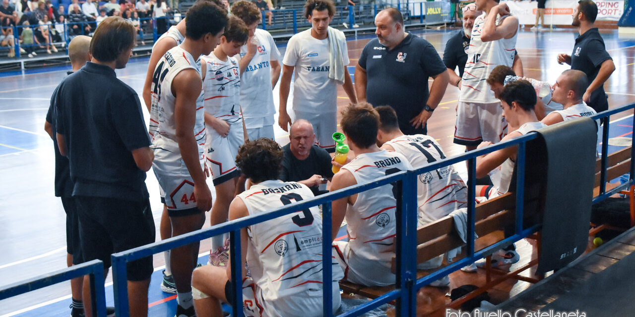 CJ Basket Taranto-Sant’Antimo, Olive: “Daremo tutto ma ci serve il pubblico”