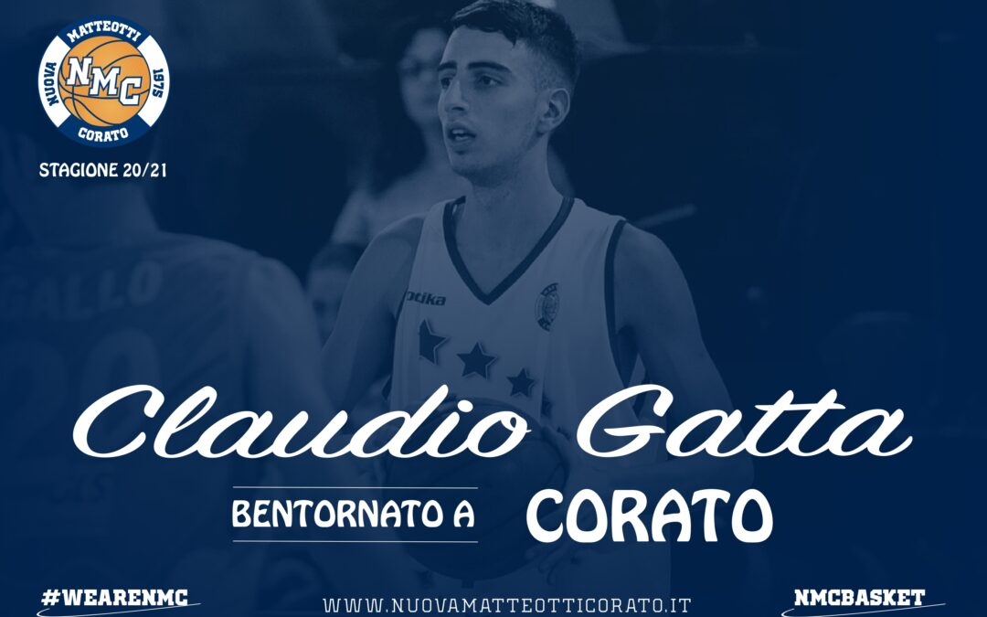 La Matteotti Corato riabbraccia Claudio Gatta