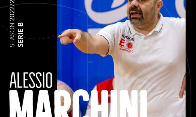 Coach Alessio Marchini confermato sulla panchina di San Miniato