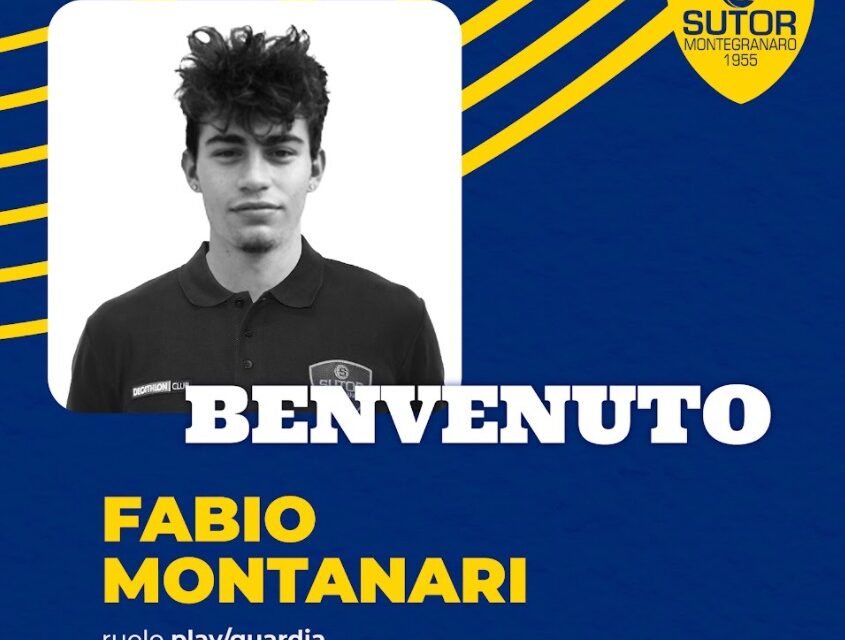 Nuovo arrivo in casa Sutor Montegranaro: è il play classe 2001 Fabio Montanari