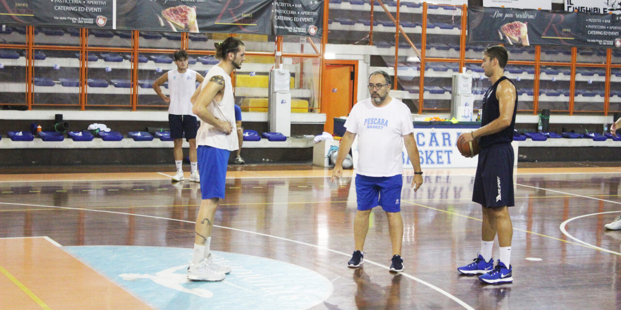 Pescara Basket, il punto di coach Vanoncini dopo le prime due settimane di preparazione