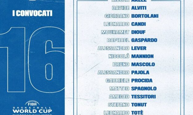 Italbasket, i 16 convocati per le sfide contro Russia e Olanda