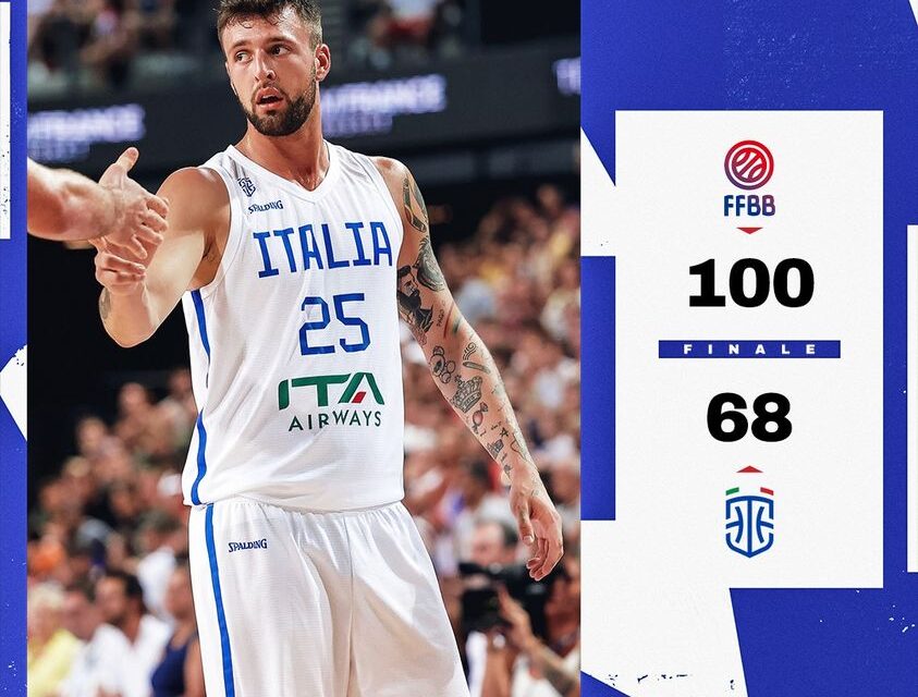 Francia-Italia 100-68, domani trasferimento ad Amburgo