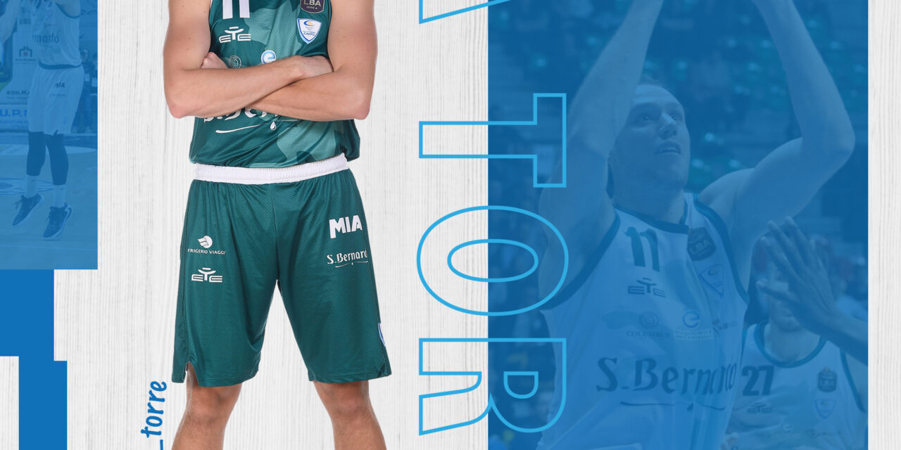 Pallacanestro Cantù, terzo anno consecutivo in biancoblu per Andrea La Torre