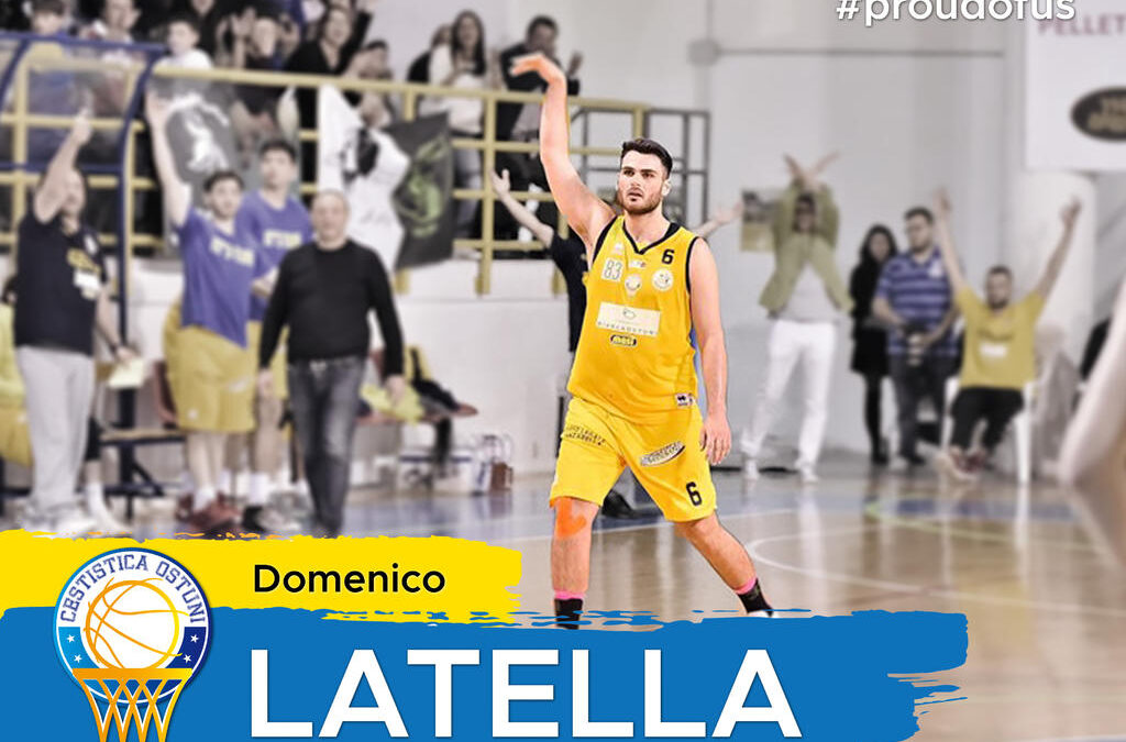 Cestistica Ostuni, Domenico Latella resta in gialloblù