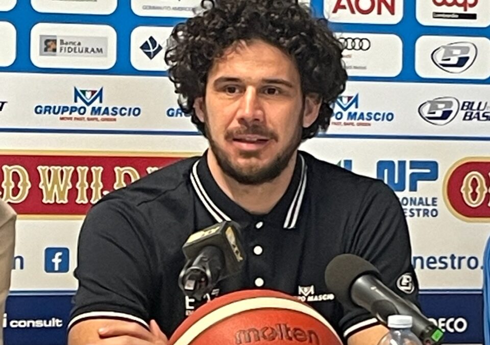 Blu Basket Treviglio, presentato alla stampa Luca Vitali