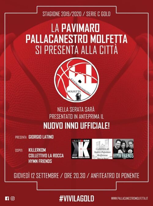 Pavimaro Molfetta, la presentazione della squadra avverrà giovedì