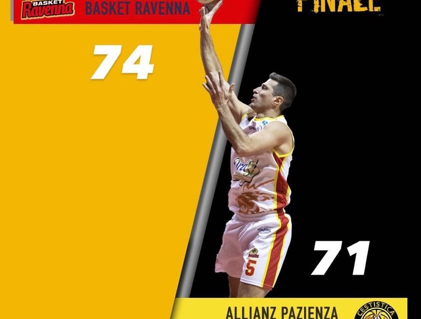 Ravenna resiste alla rimonta di San Severo e porta a casa un’importante vittoria 74-71