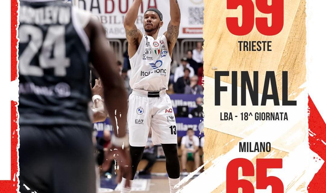 Napier e Luwawu-Cabarrot protagonisti, Milano sbanca il parquet di Trieste 57-65