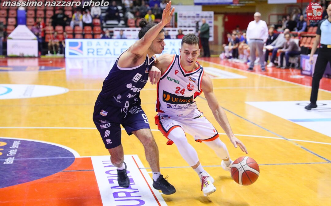 Pallacanestro Forlì, sconfitta di misura contro Cividale