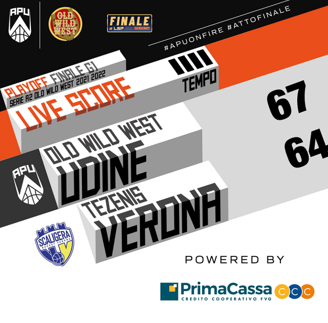 Gara1 va all’Apu Udine: Scaligera Verona sconfitta 67-64