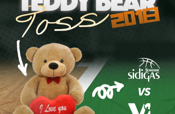 Sidigas Avellino, contro Pesaro riecco il Teddy Bear Toss