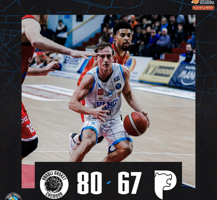 Coppa Italia Serie A2: Cremona supera Pistoia 80-67 e va alle Final Four