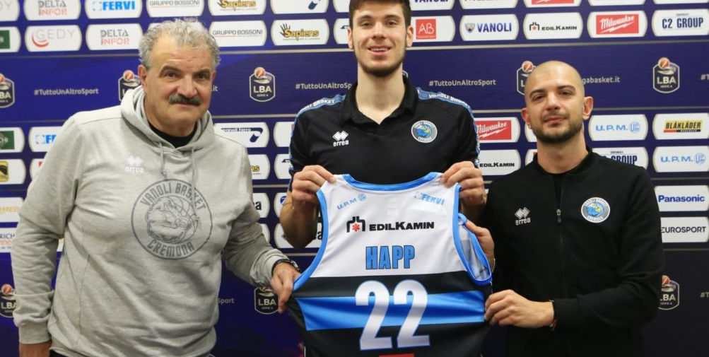 Vanoli Cremona, Happ: “Diener e Sacchetti mi hanno convinto a vestire questa maglia”