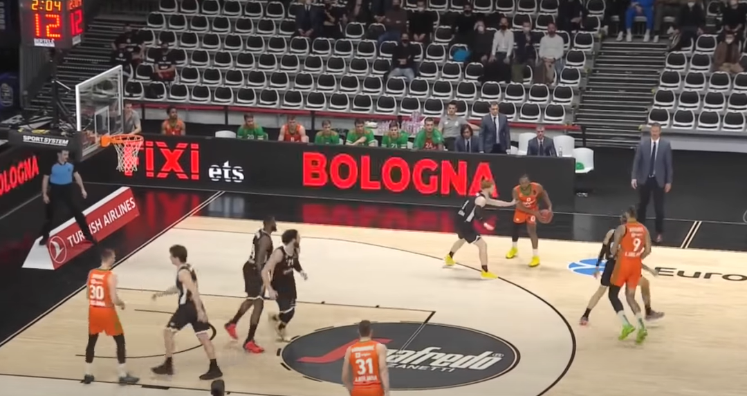 7DAYS EuroCup, la Virtus Bologna cede il passo all’Olimpia Lubiana (74-86)