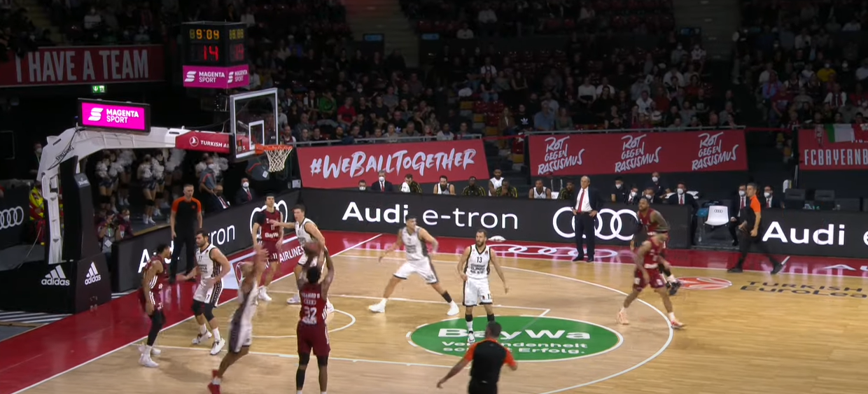 EuroLeague, il Bayern ferma la corsa dell’Olimpia. All’AUDI Dome finisce 83-77