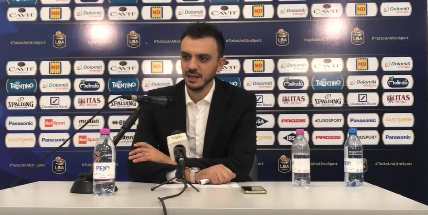 Aquila Basket Trento, Brienza: “La sfida con Sassari ci trasmette grandi motivazioni”