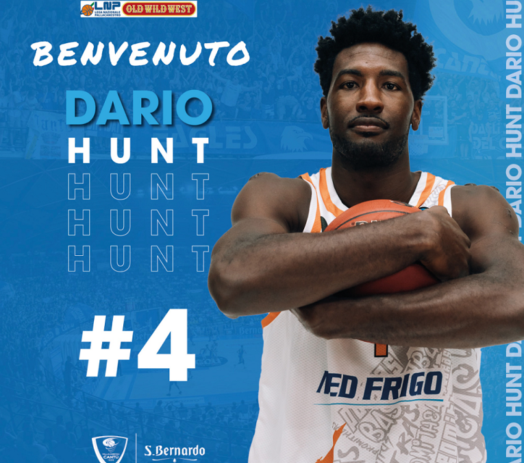 Pallacanestro Cantù, ufficiale la firma di Dario Hunt