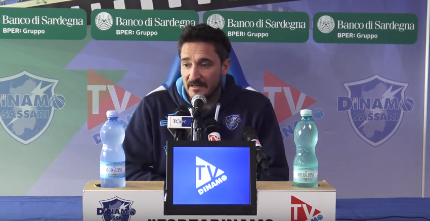 Dinamo Sassari, Pozzecco: “Non vogliamo fermarci. Vogliamo un’altra vittoria”