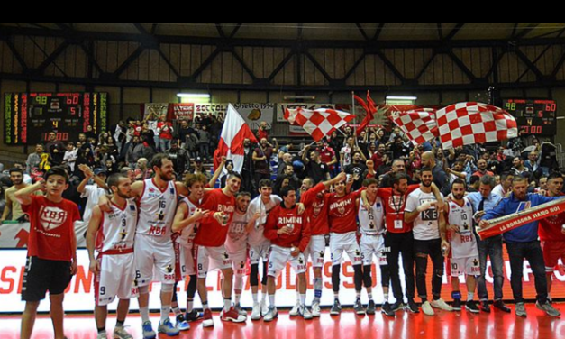 Serie C Gold Emilia Romagna, 14° turno: cade il Bologna Basket. Rimini travolgente e di nuovo capolista solitaria