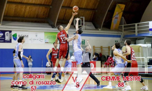 Serie C Gold Veneto, 14° turno: Mestre domina il big match con il Rosazzo. Vittorie per Monfalcone e Trieste