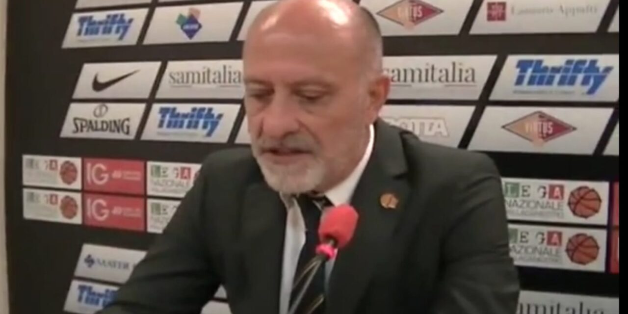 Vuelle Pesaro, Sacco: “Peccato per l’interruzione del campionato. Nelle ultime 10 potevamo vincere altre partite”