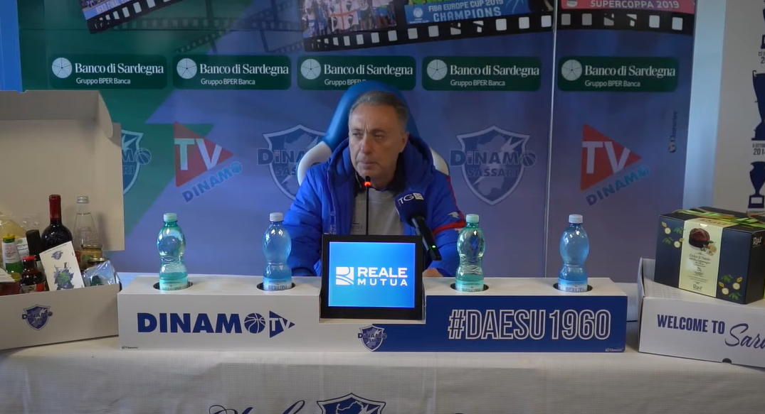 Dinamo Sassari, coach Bucchi: “A Bologna con la Fortitudo consapevoli che sarà una partita complicata”