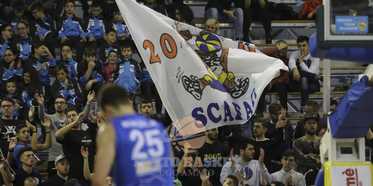 Scafati in cerca di riscatto contro Torino. Perdichizzi: “Dobbiamo restare uniti”