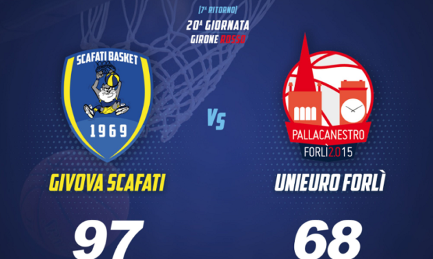 Scafati imbattibile al PalaMangano. Forlì s’inchina per 97-68