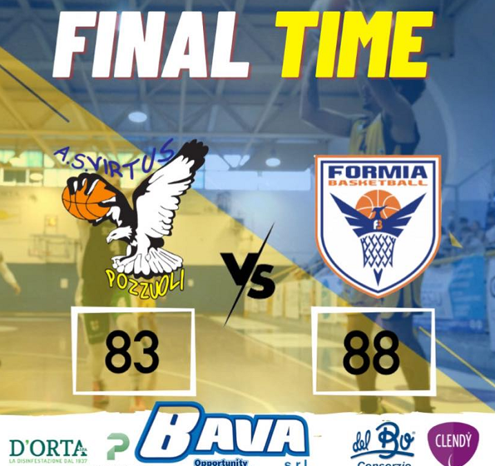 Serie B Girone D, colpo Formia a Pozzuoli. Virtus ko 83-88