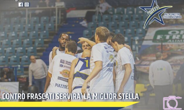 Stella Azzurra VT vuole tornare a vincere, questo weekend il match contro Frascati