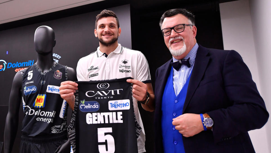 Aquila Basket Trento, Gentile: “Credo molto in questo progetto”