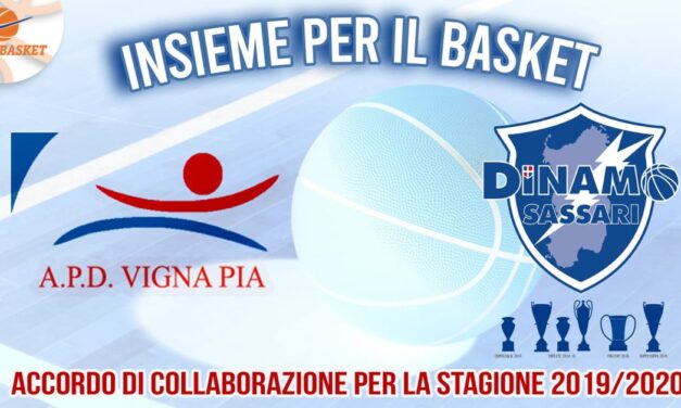 Giovanili: accordo tra Dinamo Sassari e APD Vigna Pia